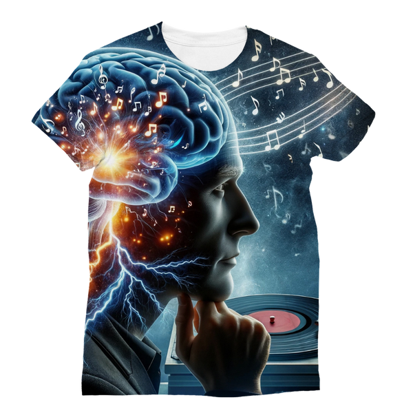 A Thinker Listening Classic Sublimation Women's T-Shirt
