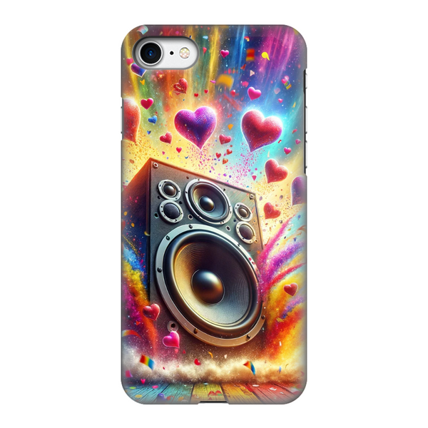 I Heart Music Fully Printed Tough Phone Case